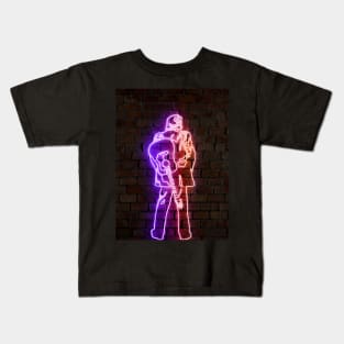 Cash neon art Kids T-Shirt